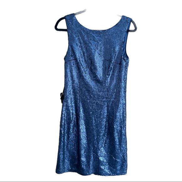 Lulus Shine Time Navy Blue Sequin Dress - Picture 5 of 12